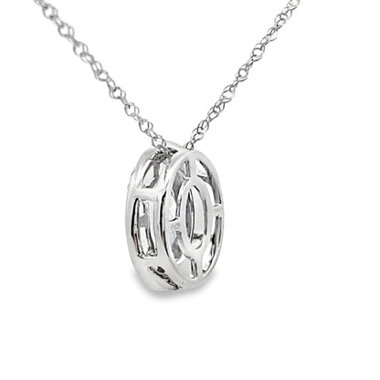 Mystic Fire Topaz Fashion Pendants 10KT White Gold Bids.com