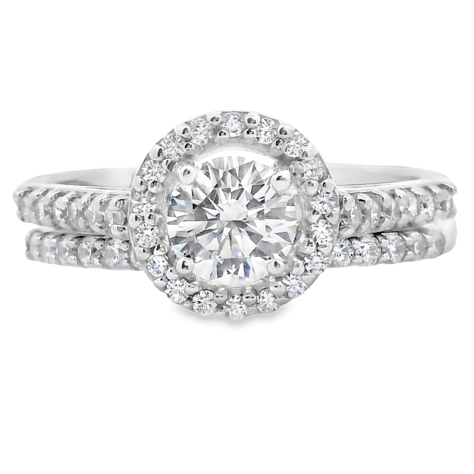 Genuine Cubic Zirconia CZ SS Bridal Sterling Silver Bids.com