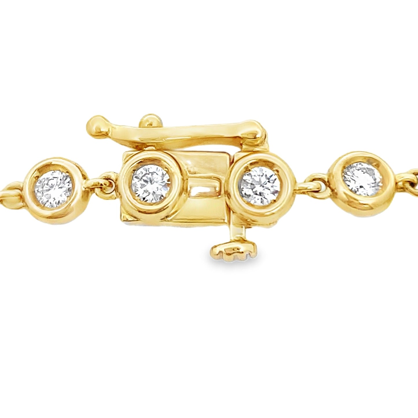 1.50ct Lab Grown Diamond Bracelet 10KT Yellow Gold Bids.com