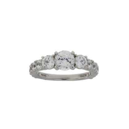 Genuine Cubic Zirconium CZ SS Bridal Sterling Silver Bids.com