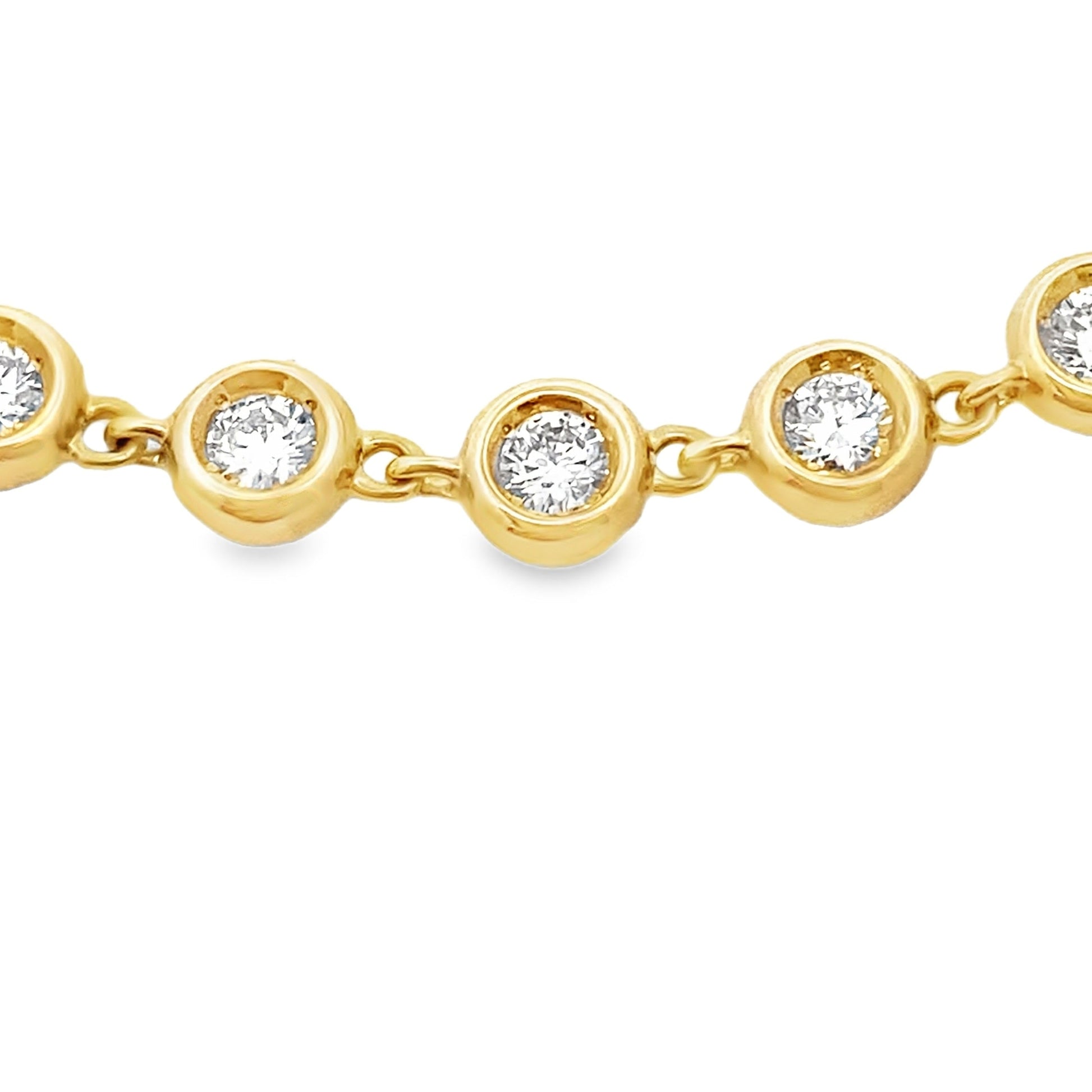 1.50ct Lab Grown Diamond Bracelet 10KT Yellow Gold Bids.com
