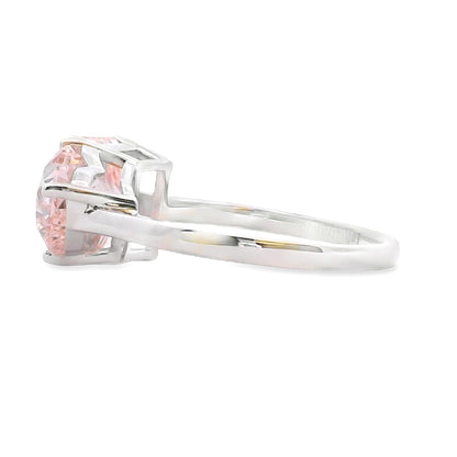 Natural 4.00ct Lab Grown Diamond Ring 14KT White Gold Bids.com