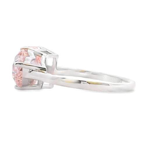 Natural 4.00ct Lab Grown Diamond Ring 14KT White Gold Bids.com