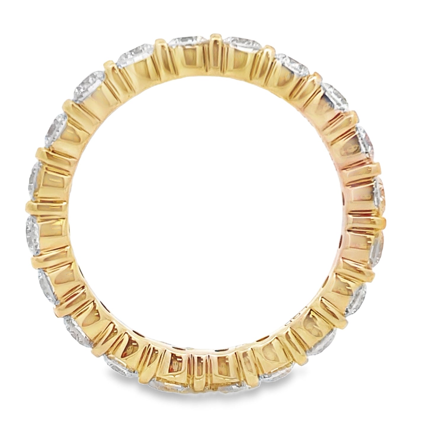 Lab Grown Diamond Wedding Band Ring 14KT Yellow Gold Bids.com