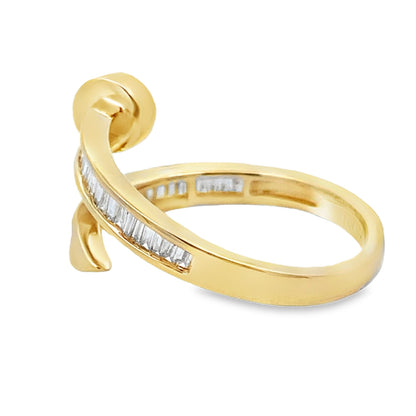 Genuine .35ct Diamond Ring 14KT Yellow Gold Bids.com