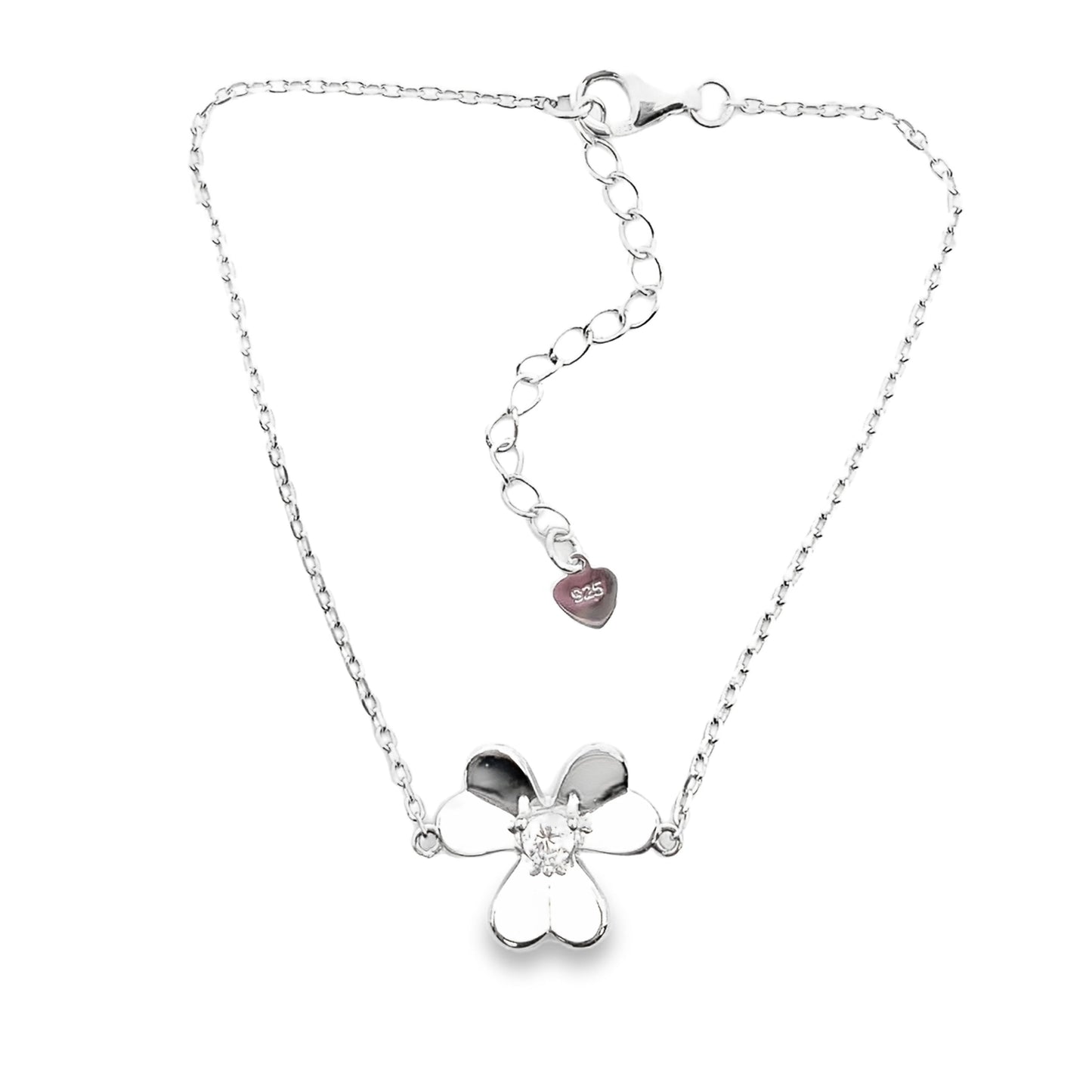 Genuine Cubic Zirconia Bracelet Sterling Silver Bids.com