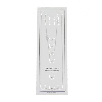 Womens chains 14KT White Gold Bids.com