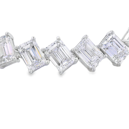 Lab Grown Diamond Tennis Bracelet 14KT White Gold Bids.com