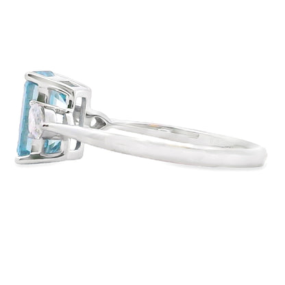 2.50ct Lab Grown Diamond Eng Only 14KT White Gold Bids.com