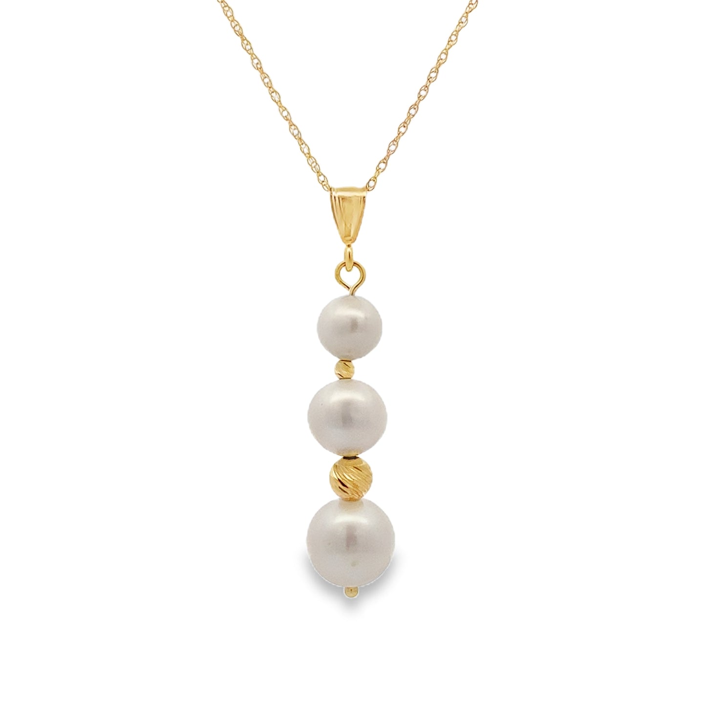 Pearl Fashion Pendants 14KT Yellow Gold Bids.com