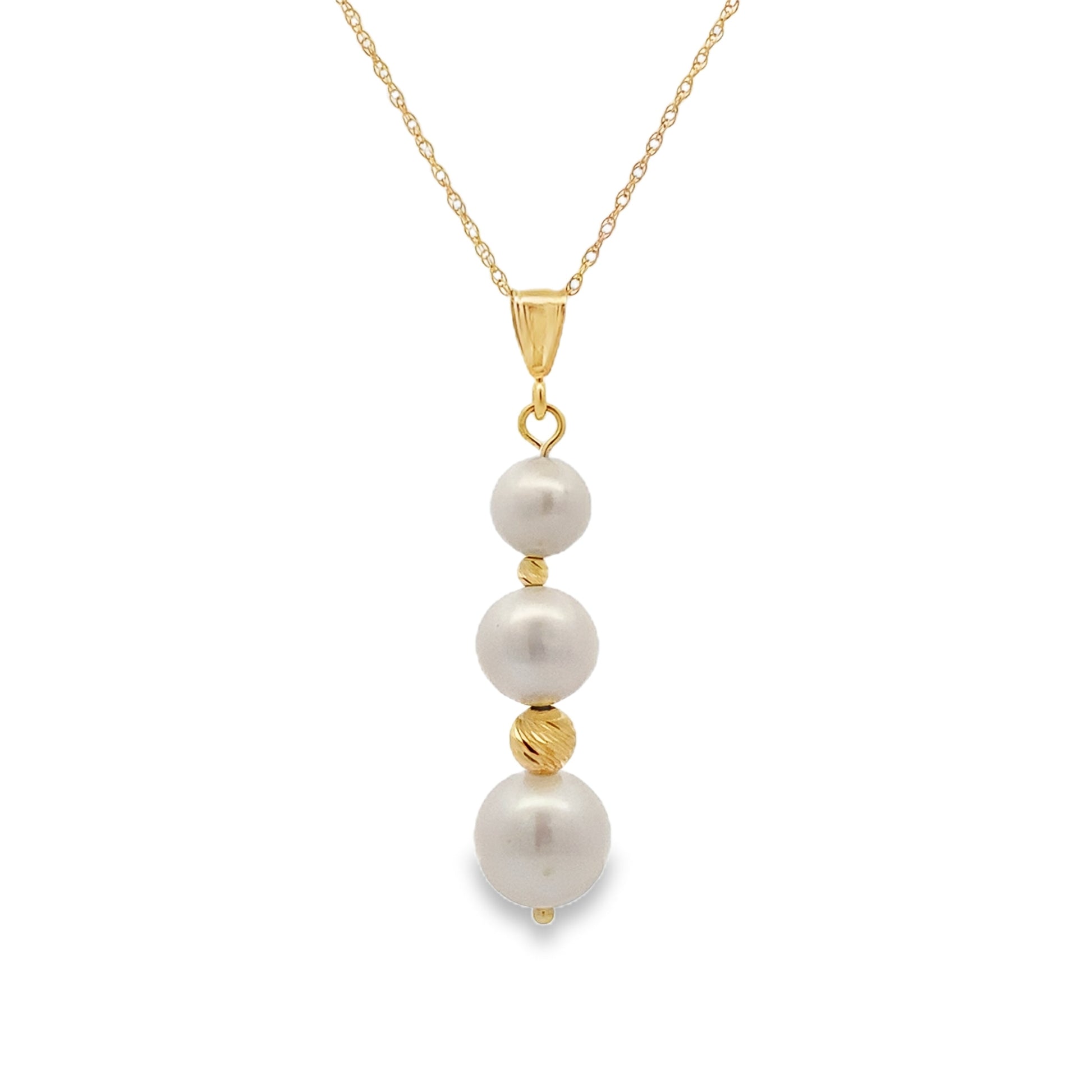 Pearl Fashion Pendants 14KT Yellow Gold Bids.com