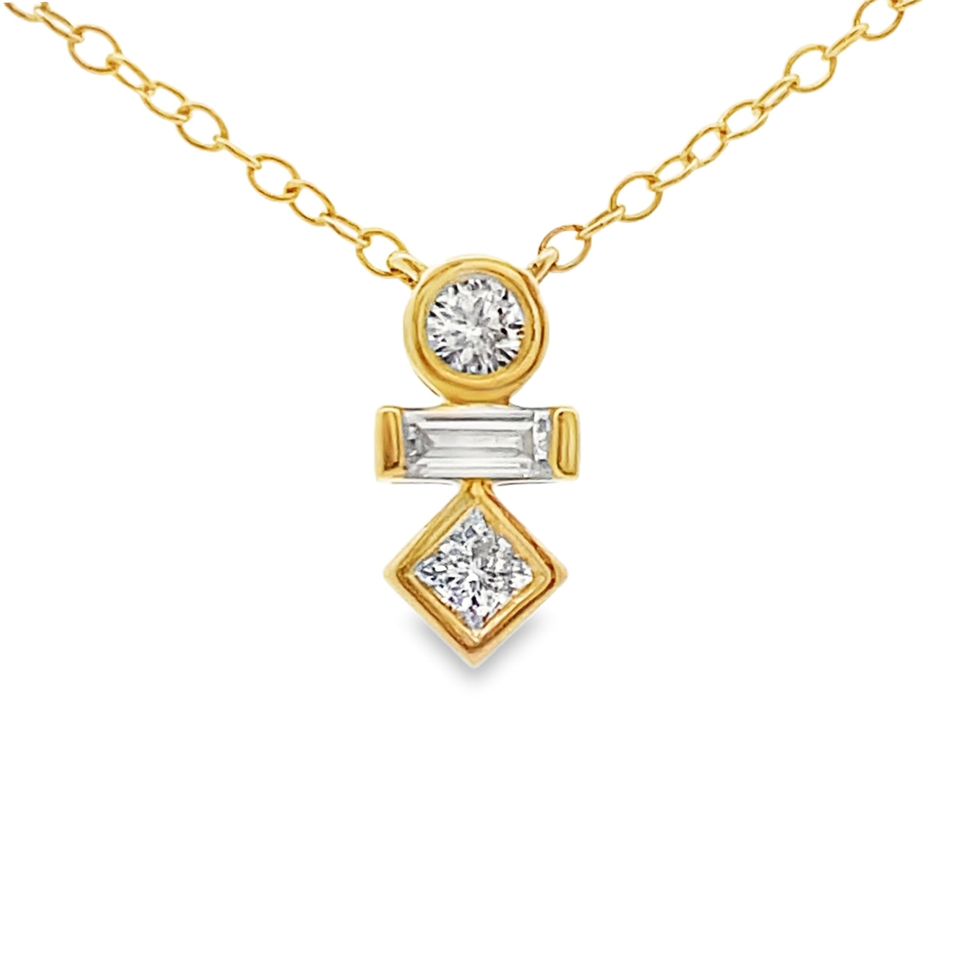 Lab Grown Diamond Fashion Pendants 10KT Yellow Gold Bids.com
