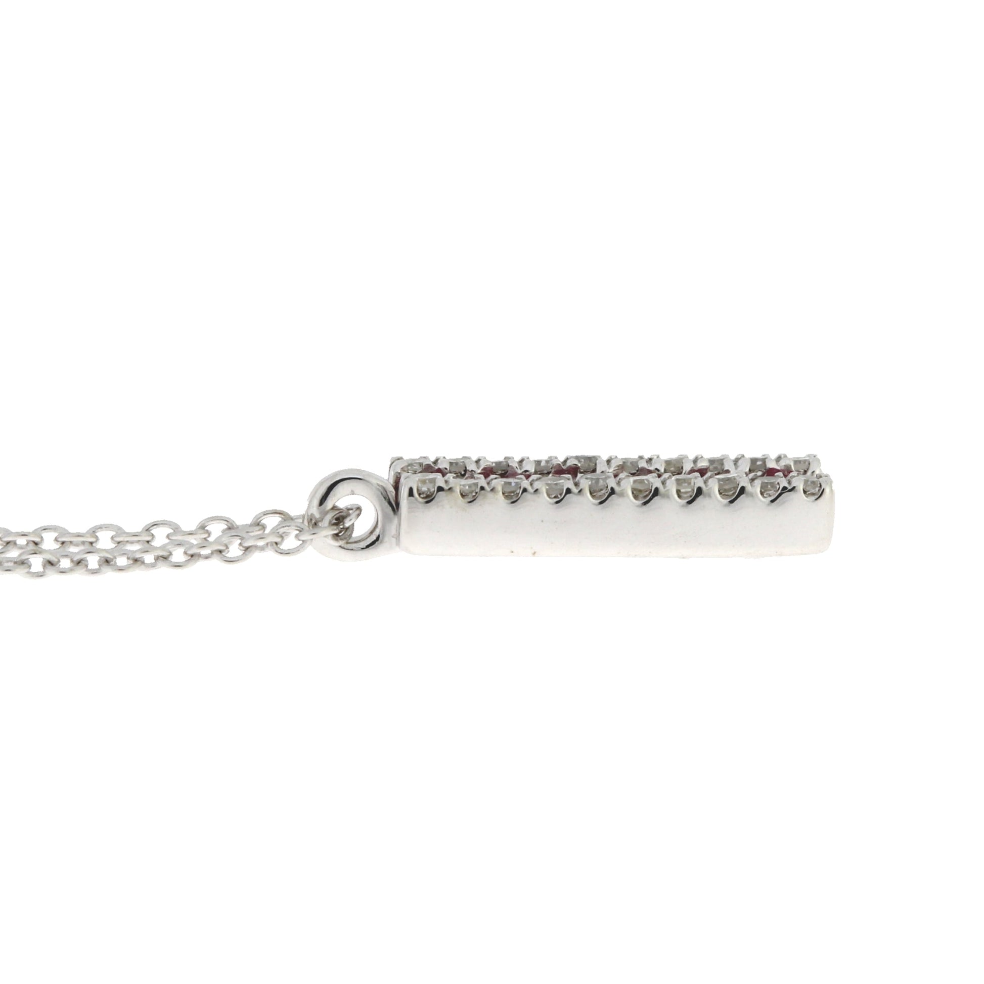 .30ct Ruby Diamond Fashion Pendants 14KT White Gold Bids.com