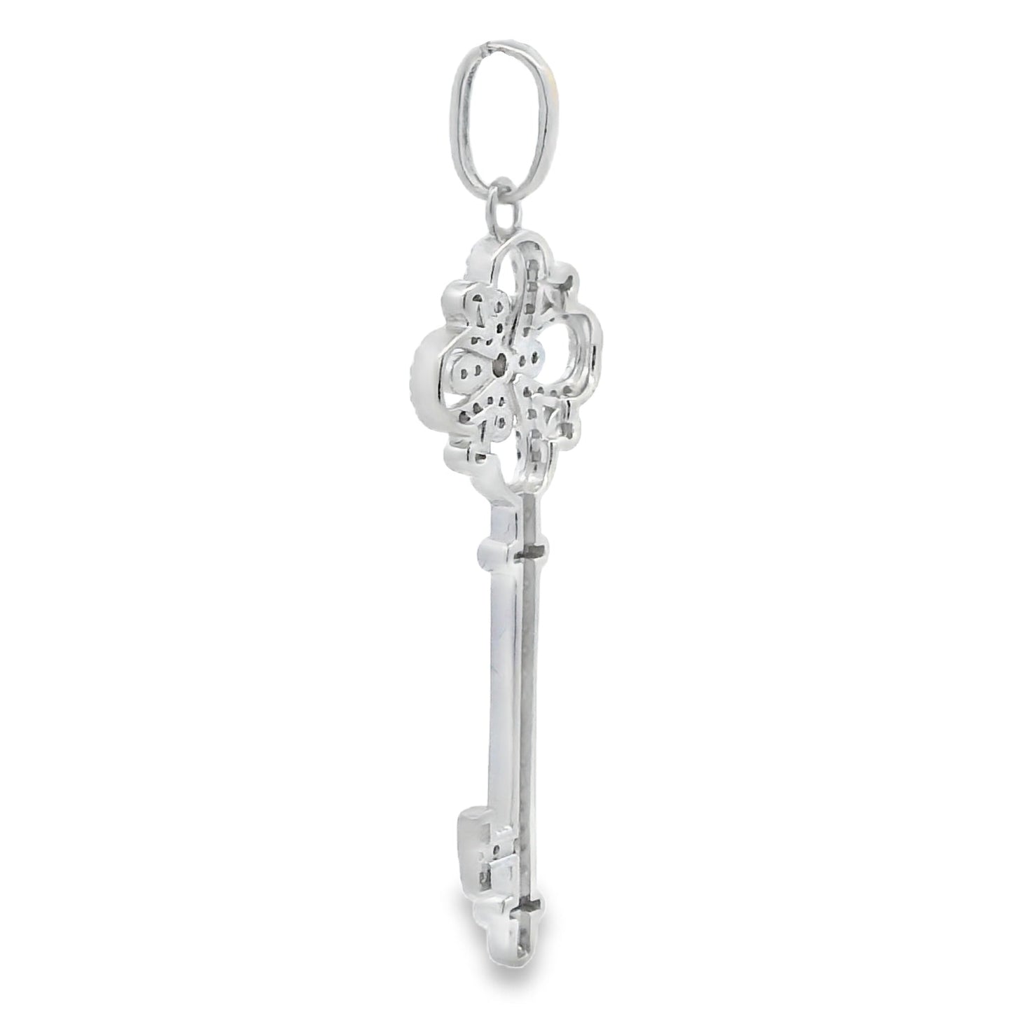 .66ct Moissanite Fashion Pendants Sterling Silver Bids.com
