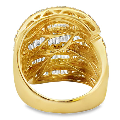 Natural 2.75ct Diamond Ring 14KT Yellow Gold Bids.com