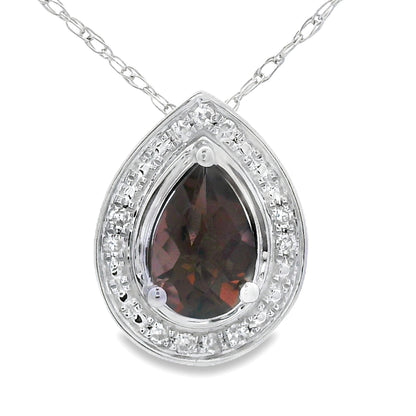 .39ct Quartz Diamond Fashion Pendants 10KT White Gold Bids.com