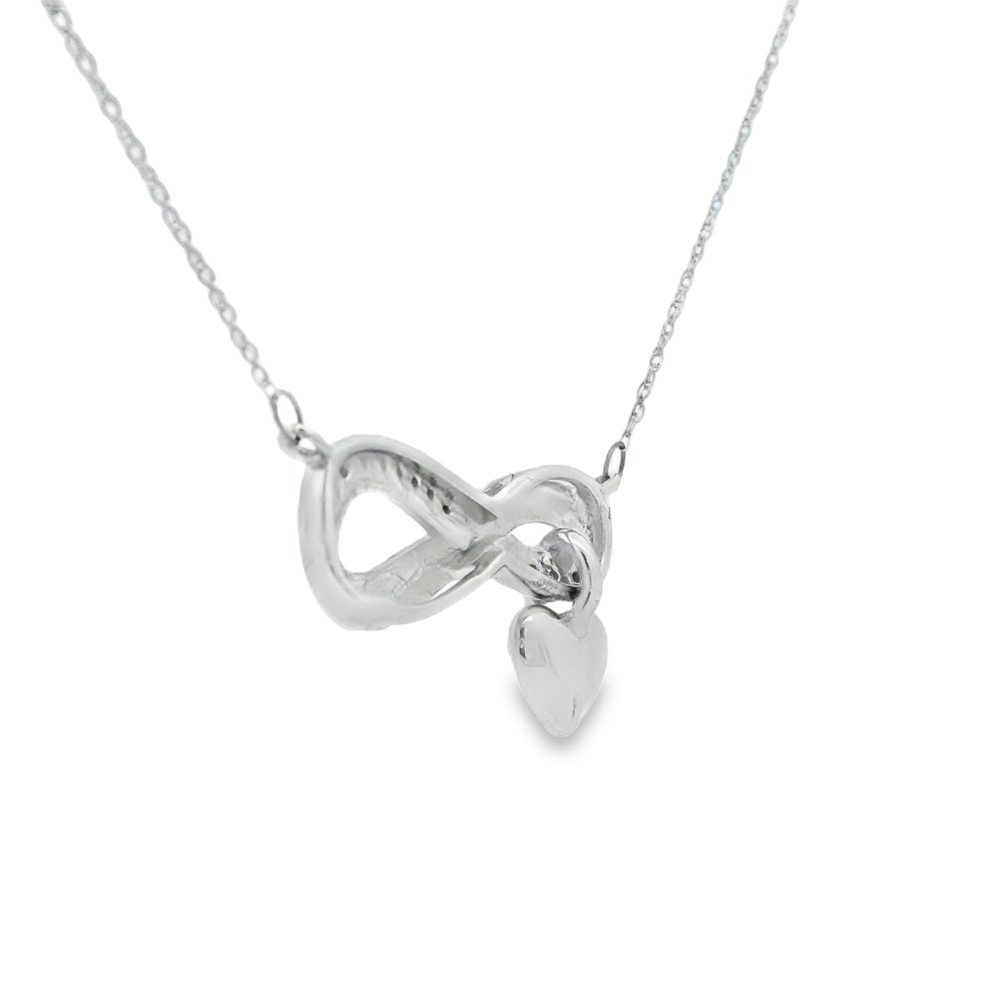 Natural .04ct Diamond Fashion Pendants Sterling Silver Bids.com