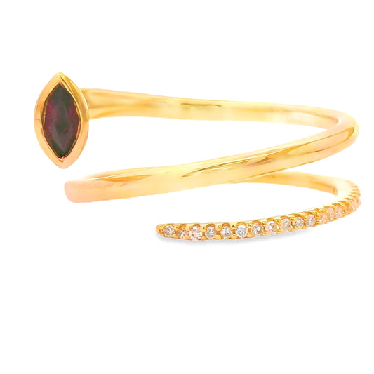 Genuine .79ct Ruby Diamond Ring 14KT Yellow Gold Bids.com