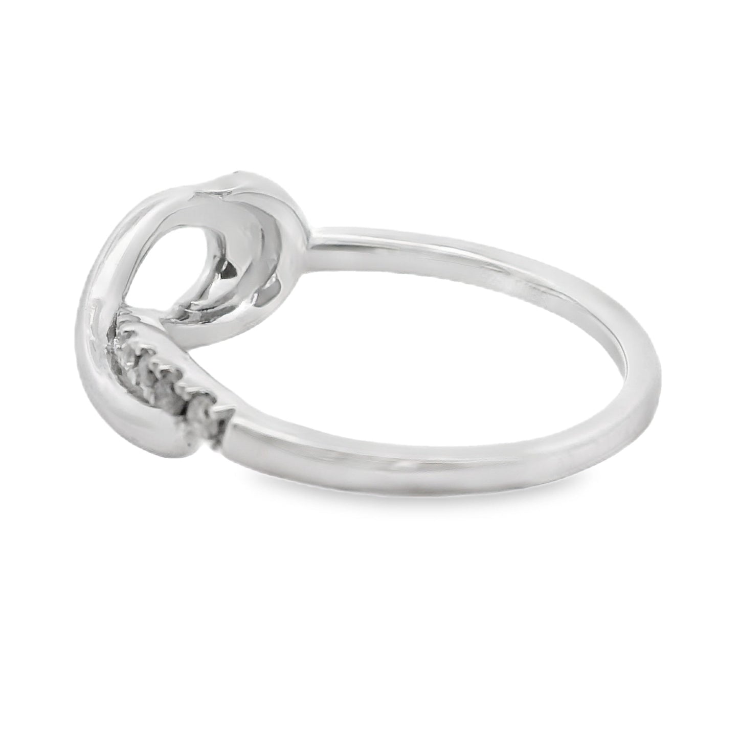 Natural .21ct Diamond Ring Sterling Silver Bids.com