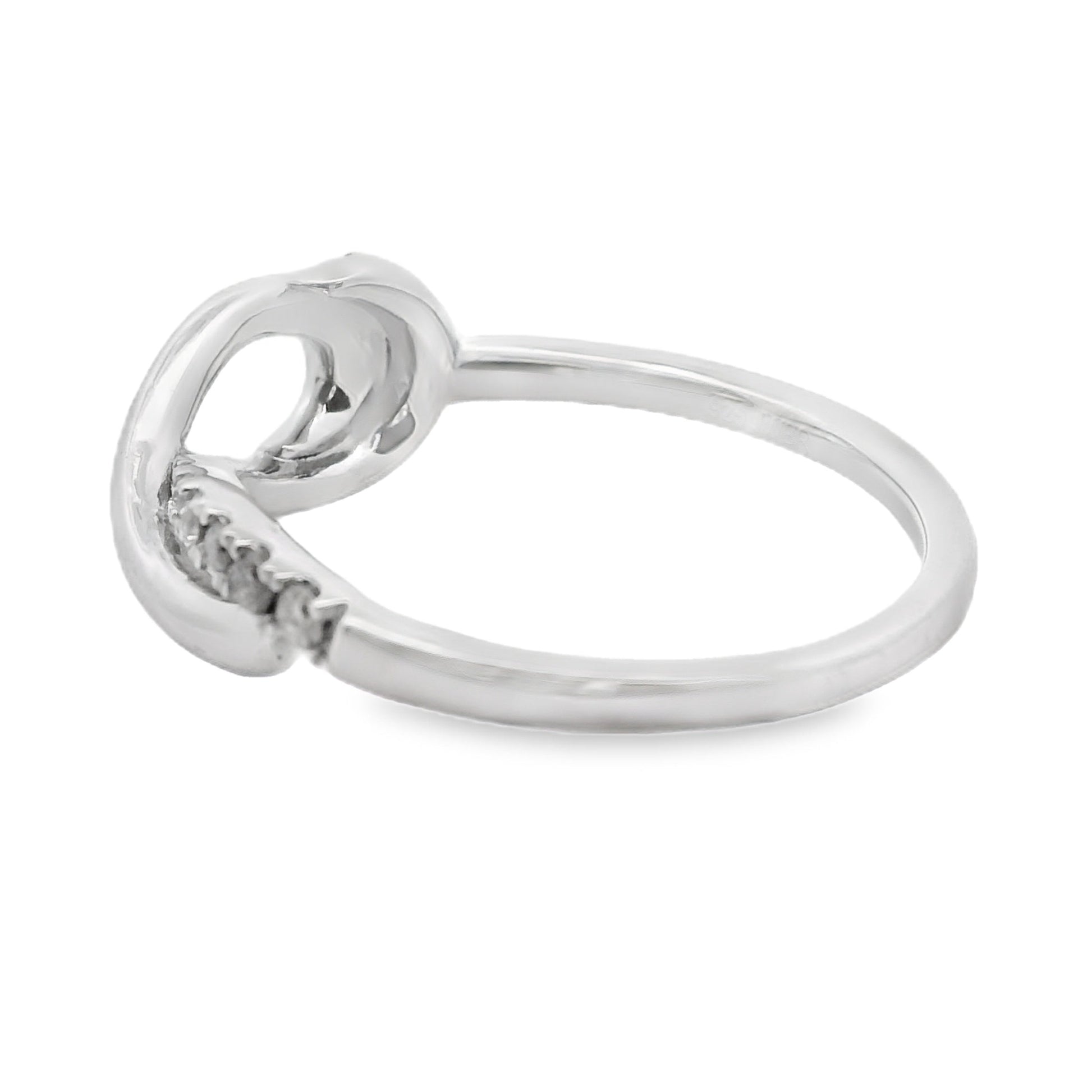 Natural .21ct Diamond Ring Sterling Silver Bids.com