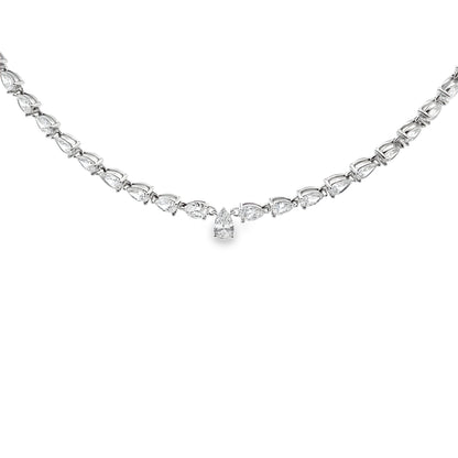 15.00ct Lab Grown Diamond Tennis 14KT White Gold Bids.com