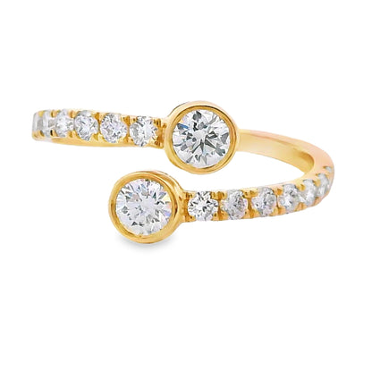 Genuine .81ct Lab Grown Diamond Ring 14KT Yellow Gold Bids.com