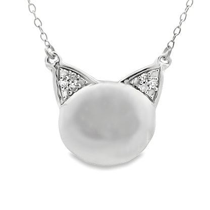 Natural .05ct Diamond Animal Pendant Sterling Silver Bids.com