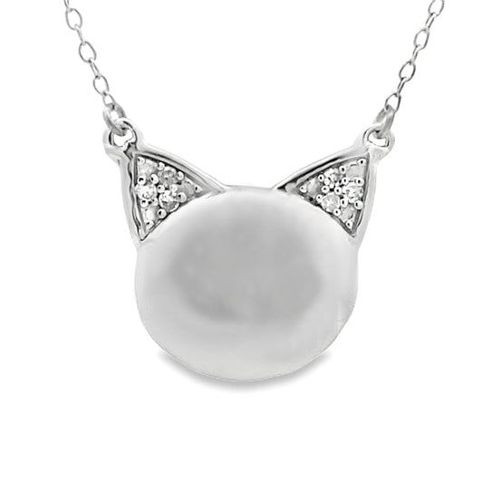 Natural .05ct Diamond Animal Pendant Sterling Silver Bids.com