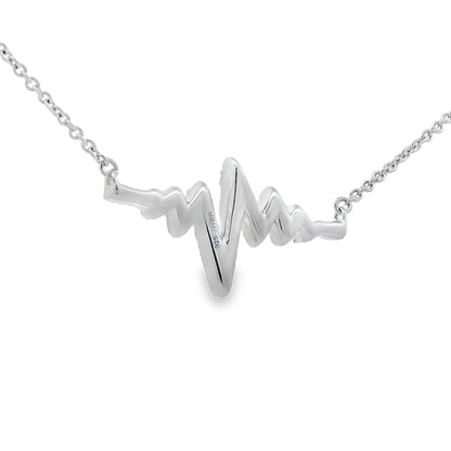 Genuine .17ct Diamond Fashion Pendants Sterling Silver Bids.com