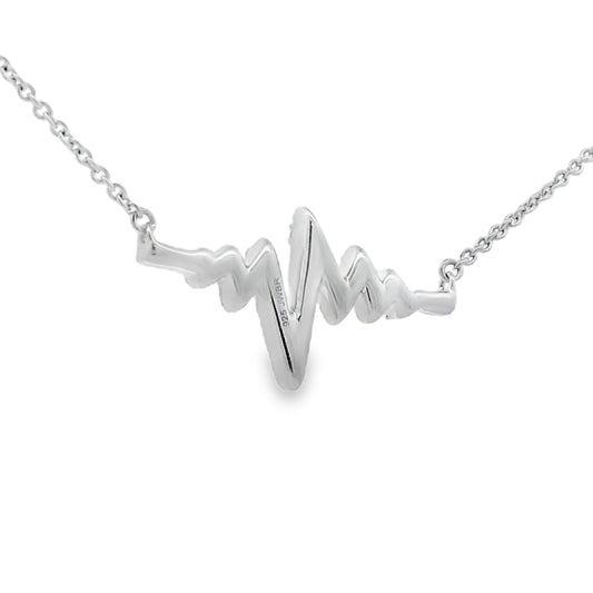 Genuine .17ct Diamond Fashion Pendants Sterling Silver Bids.com