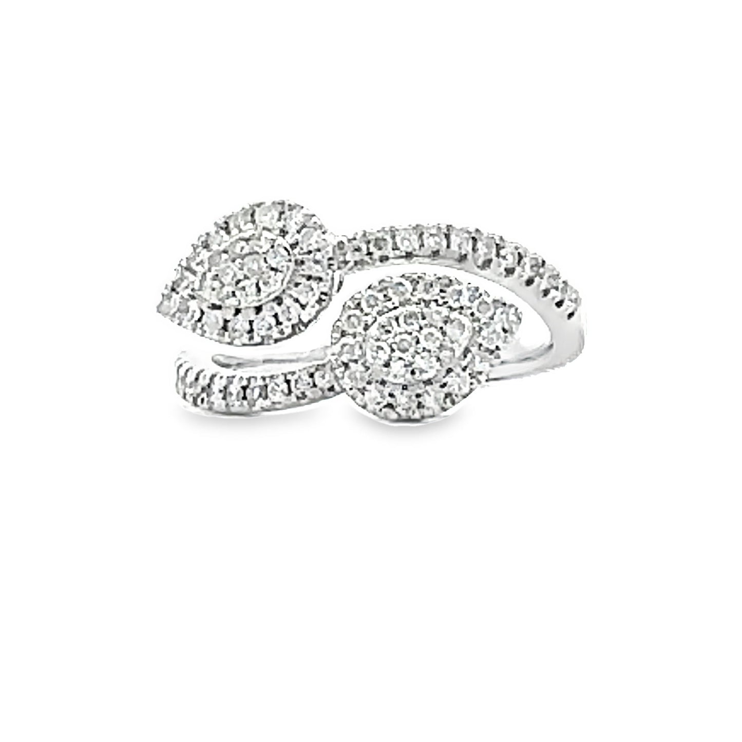 Genuine .50ct Diamond Ring 10KT White Gold Bids.com