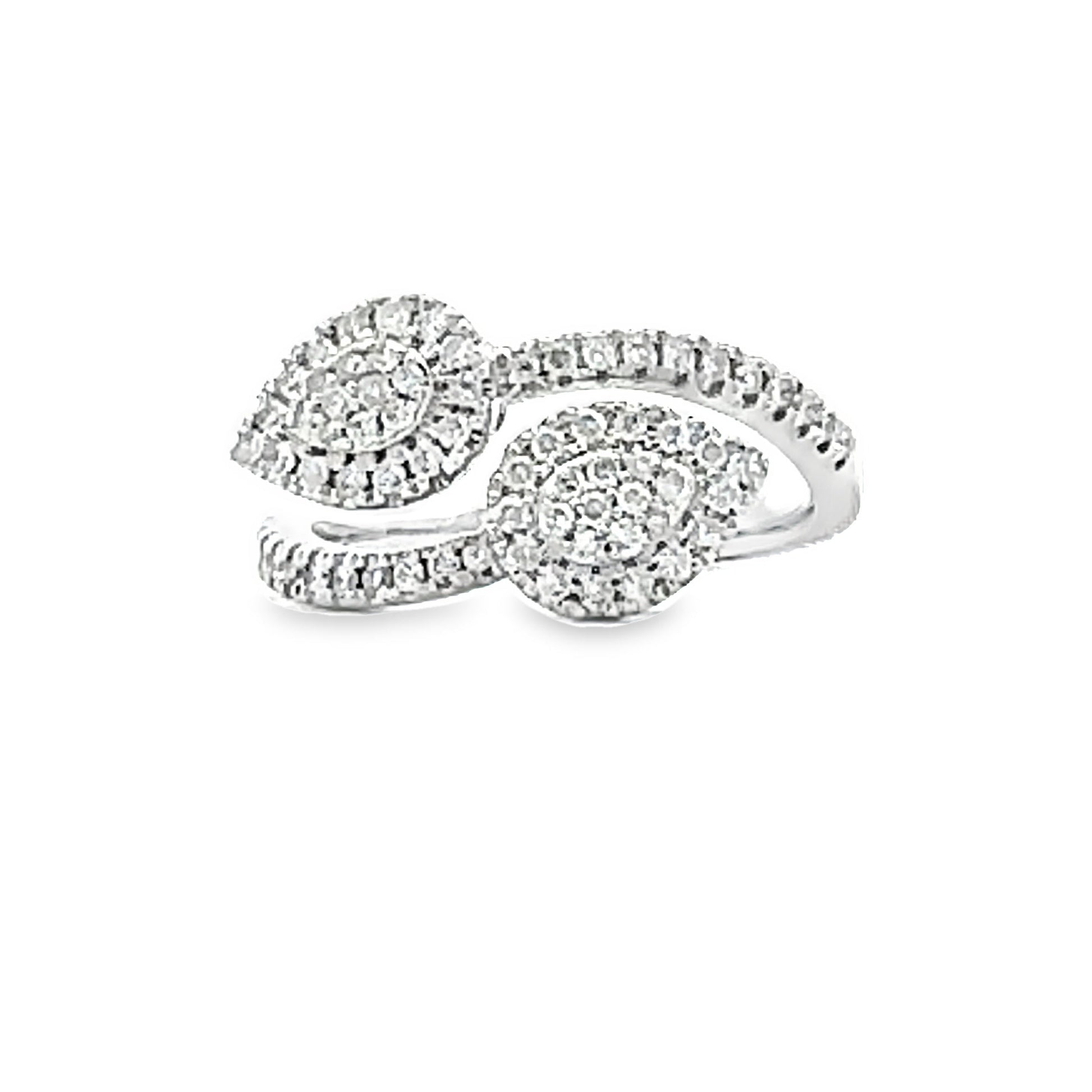 Genuine .50ct Diamond Ring 10KT White Gold Bids.com