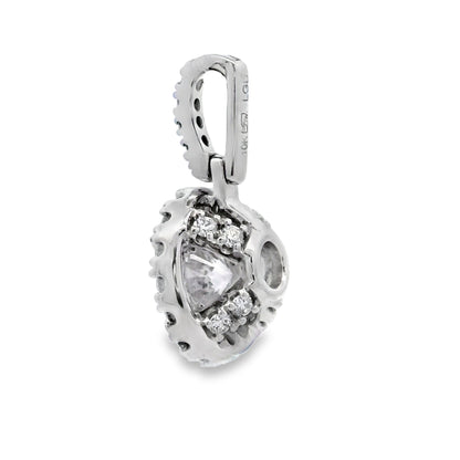 Lab Grown Diamond Fashion Pendants 10KT White Gold Bids.com