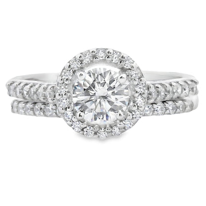 Natural Cubic Zirconia CZ SS Bridal Sterling Silver Bids.com