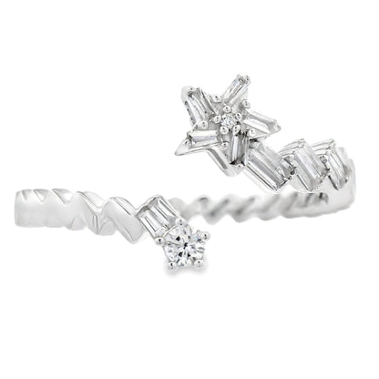 Natural .17ct Diamond Ring 14KT White Gold Bids.com