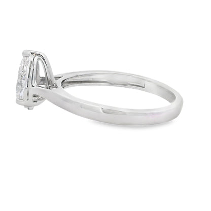 Genuine .75ct Lab Grown Diamond  10KT White Gold Bids.com