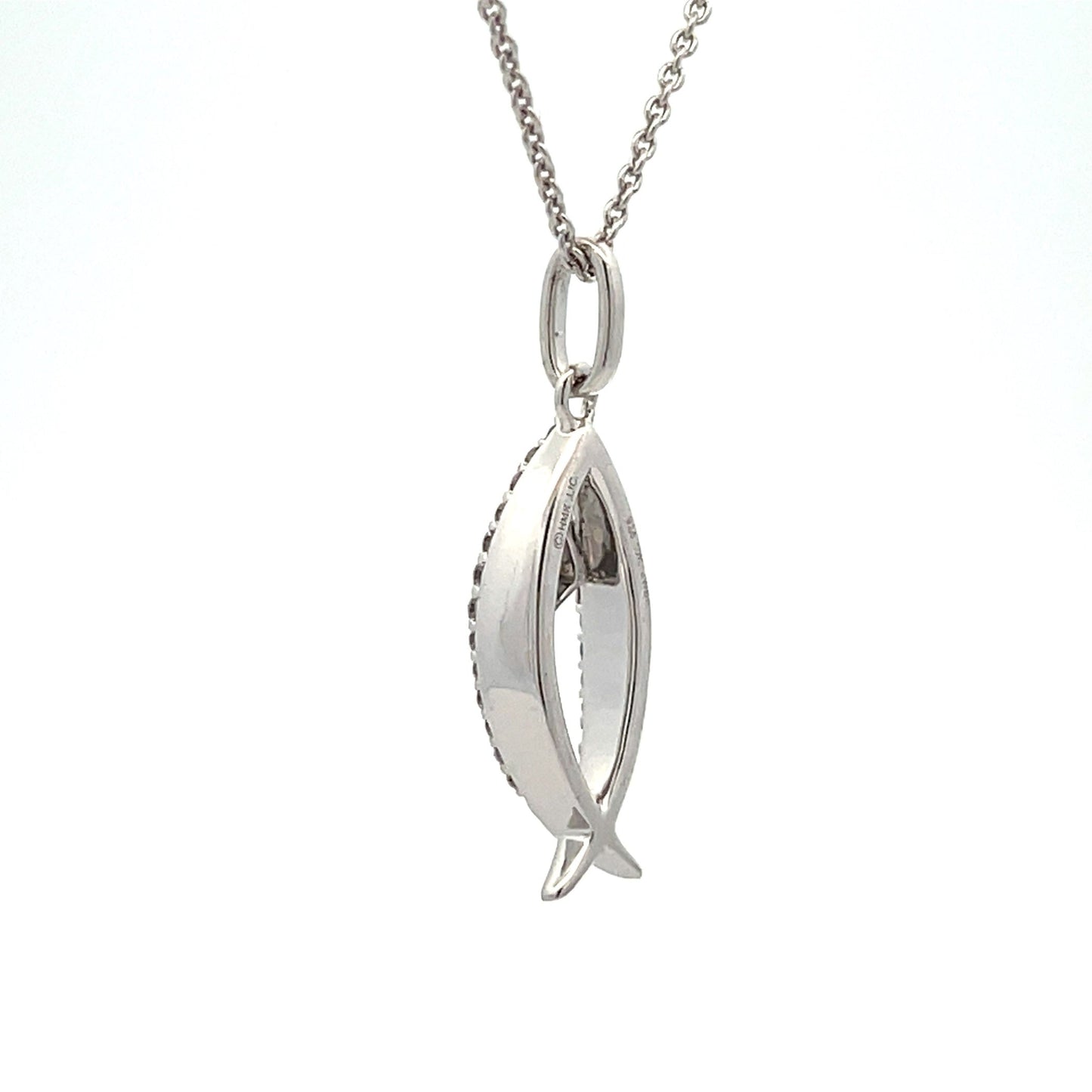 .17ct Cross Religious Pendant Sterling Silver 10KT Gold Bids.com