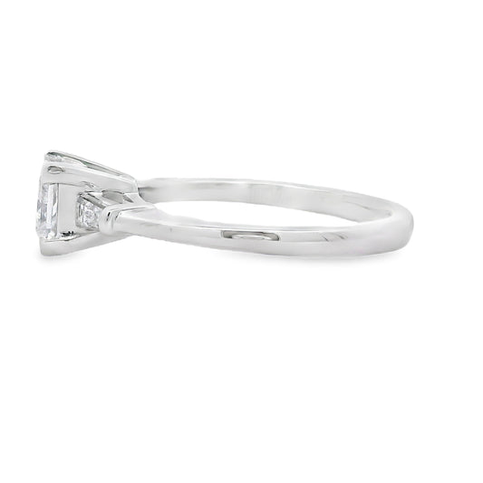 Genuine 1.12ct Lab Grown Diamond  10KT White Gold Bids.com