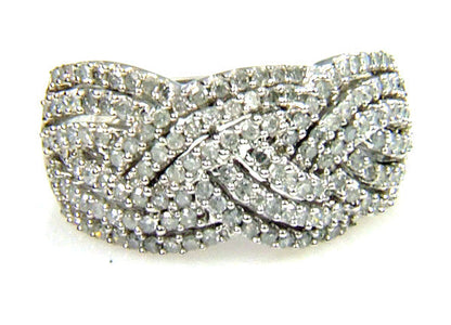 Natural 1.00ct Diamond Ring 10KT White Gold Bids.com