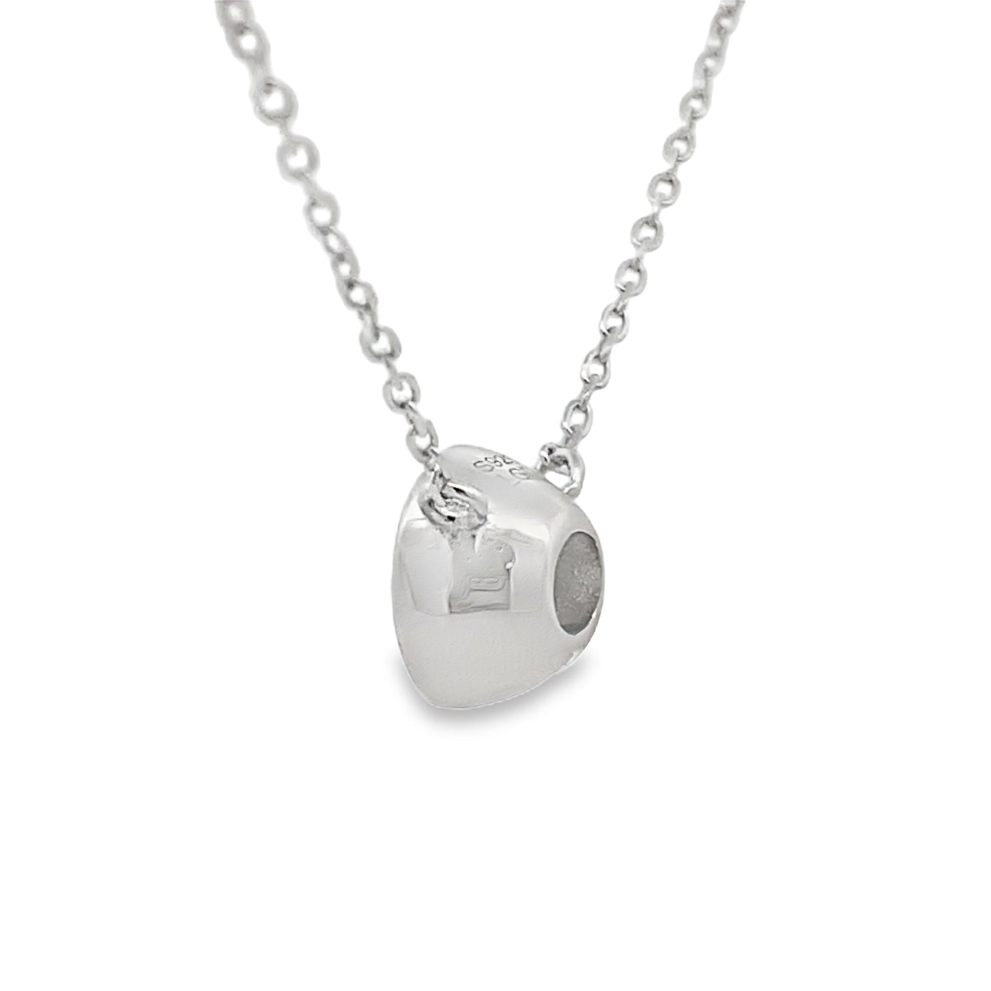 1.00ct Lab Grown Diamond Pendant Sterling Silver Bids.com