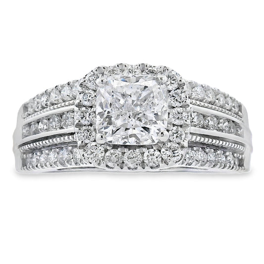 1.53ct Lab Grown Diamond Eng Only 10KT White Gold Bids.com