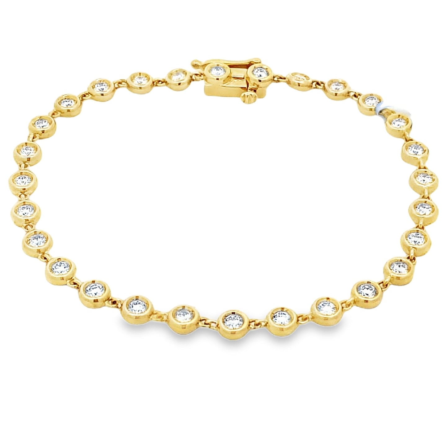1.50ct Lab Grown Diamond Bracelet 10KT Yellow Gold Bids.com