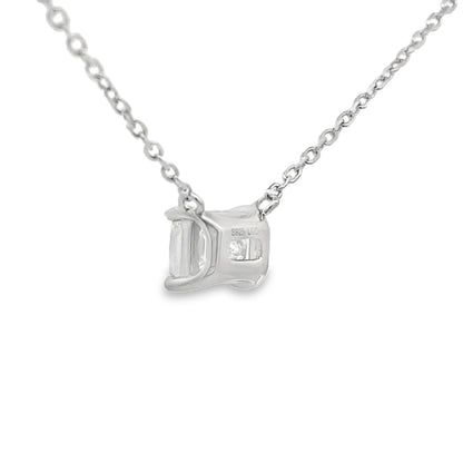 1.00ct Lab Grown Diamond Pendant Sterling Silver Bids.com