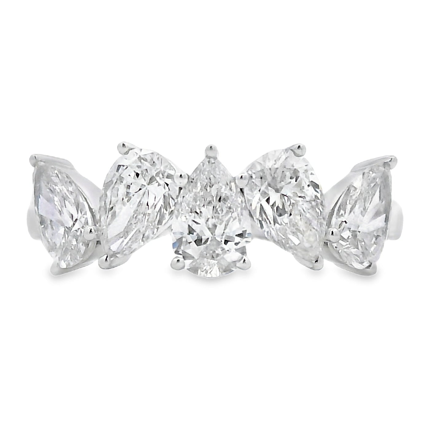 Lab Grown Diamond Wedding Band Ring 10KT White Gold Bids.com