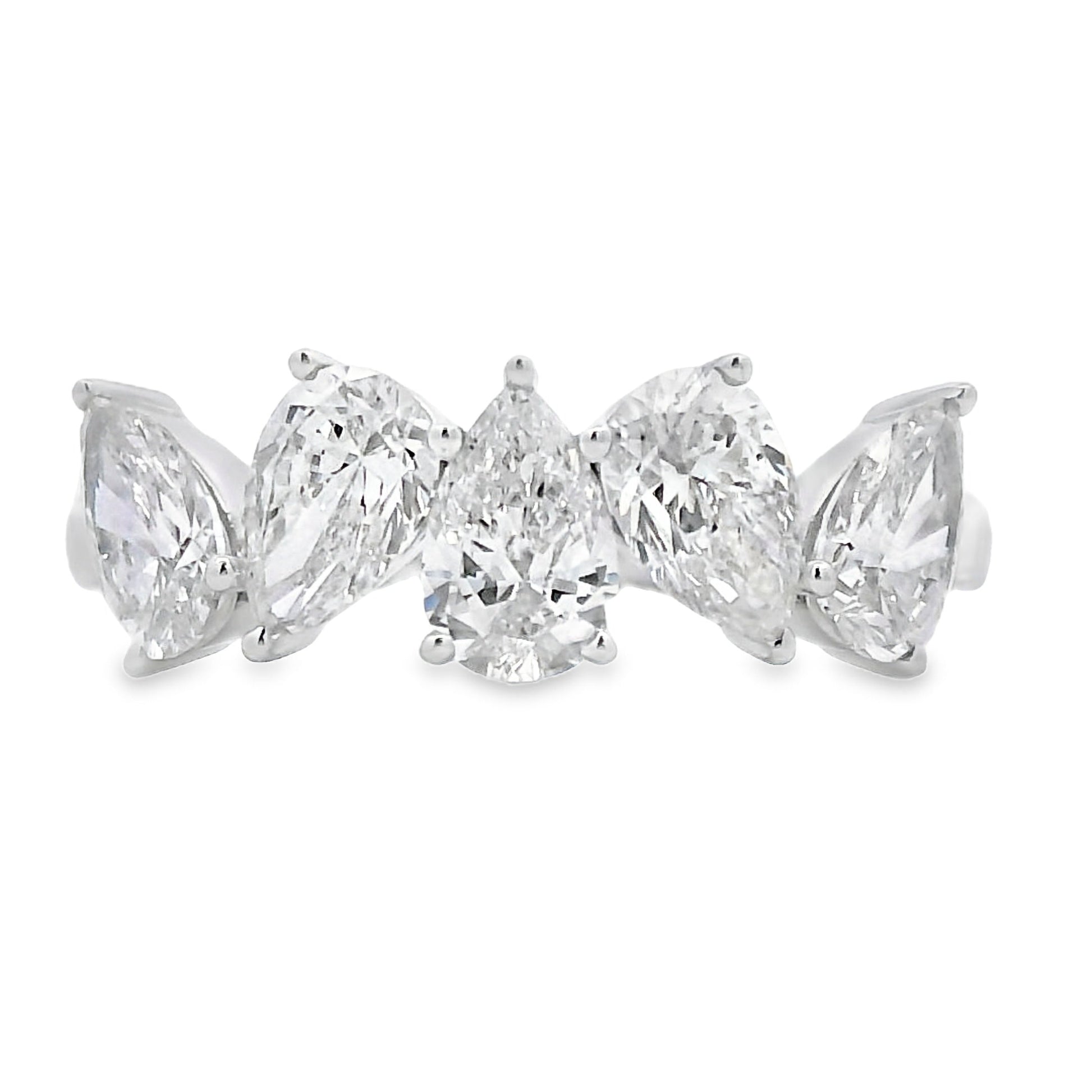 Lab Grown Diamond Wedding Band Ring 10KT White Gold Bids.com