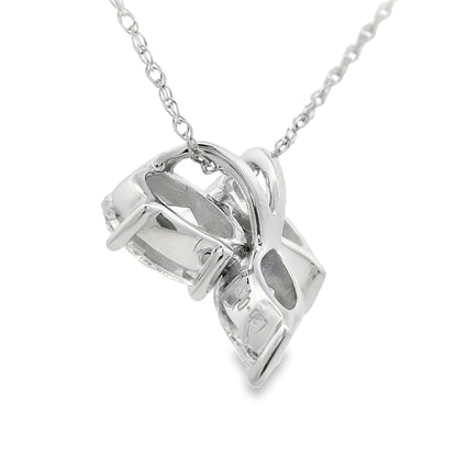 Lab Grown Diamond Fashion Pendants 14KT White Gold Bids.com