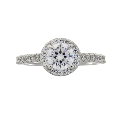 Natural Cubic Zirconium Ring Sterling Silver Bids.com