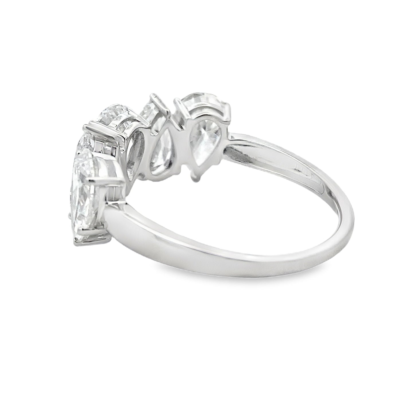 Lab Grown Diamond Wedding Band Ring 10KT White Gold Bids.com