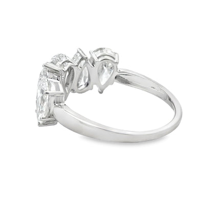 Lab Grown Diamond Wedding Band Ring 10KT White Gold Bids.com