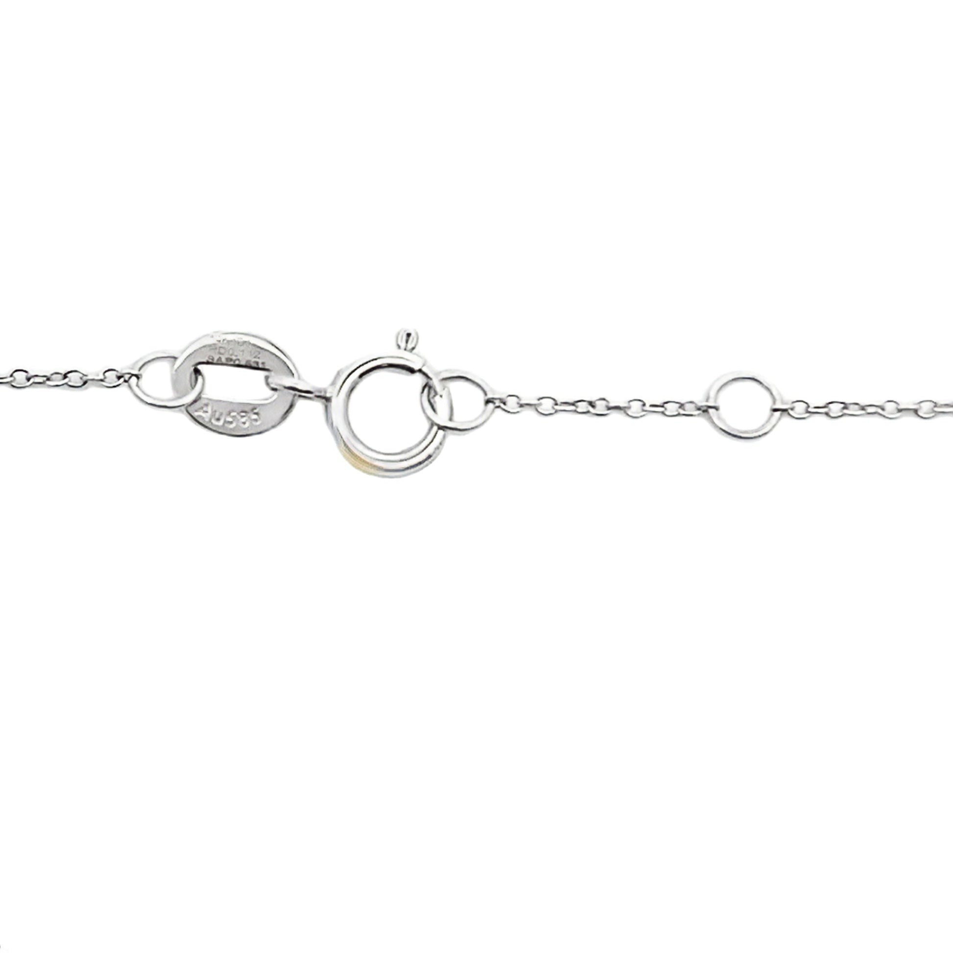 Natural .67ct Sapphire Diamond Bracelet 14KT White Gold Bids.com